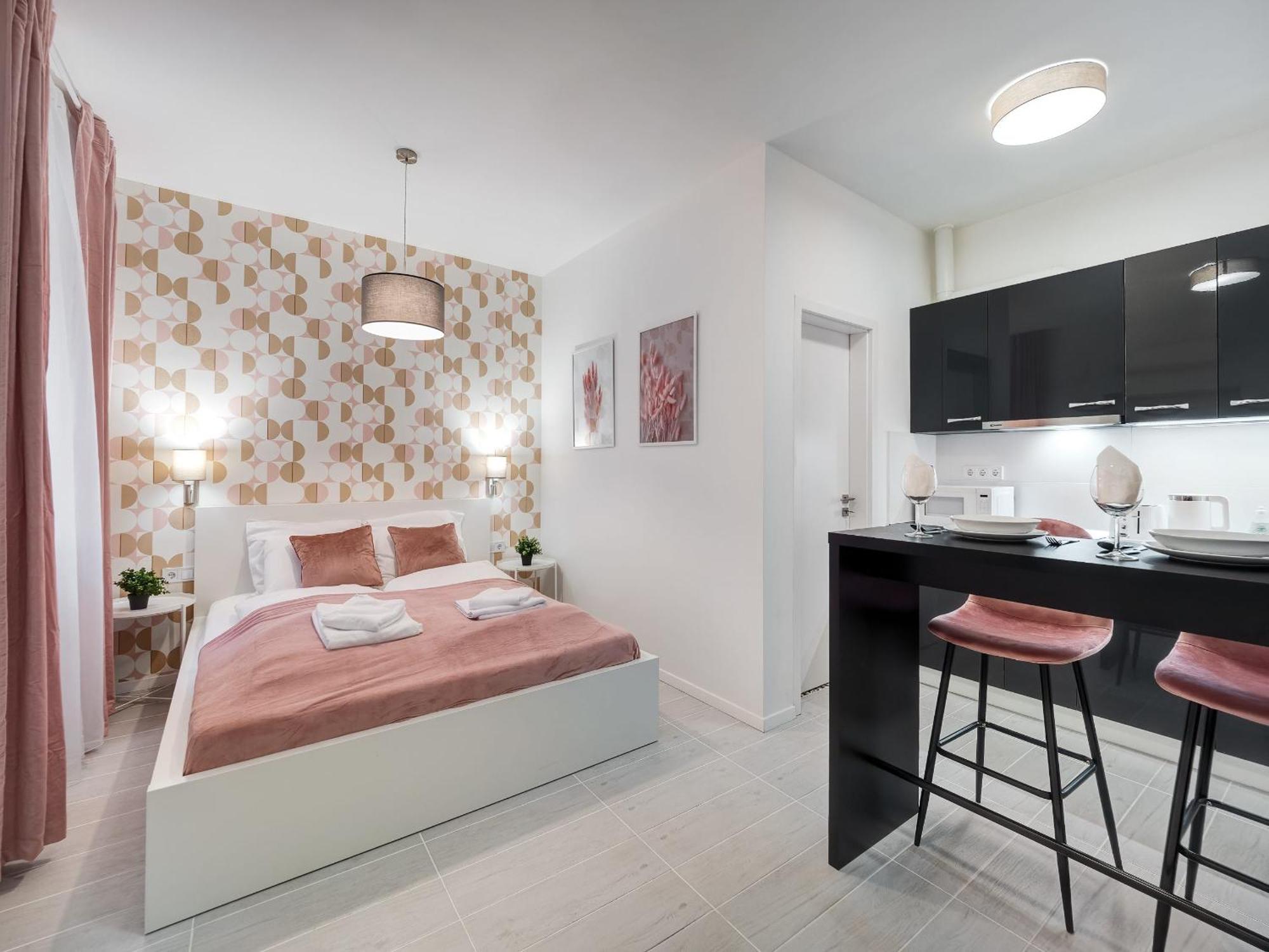 Cute Central Studio With Ac Будапеща Екстериор снимка